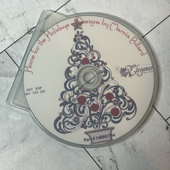 Christmas Cross Stitch Designs 15 Holiday Designs CD-ROM by Marcia Pollard - Picture 1 of 3